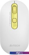 Мышь A4Tech Fstyler FG20 (белый/золотистый)
