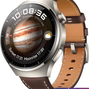 Умные часы Huawei Watch 4 Pro (с кожаным ремешком)