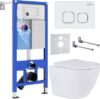 Унитаз подвесной с инсталляцией StounFix Dual Fresh 533395 21век