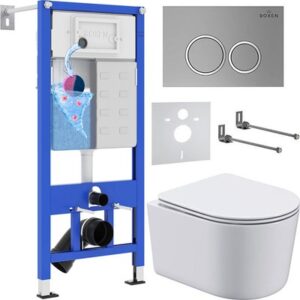 Унитаз подвесной с инсталляцией StounFix Dual Fresh 915792 21век