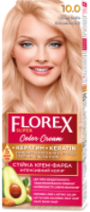 Крем-краска для волос Кератин тон 10.0 шампань 21век