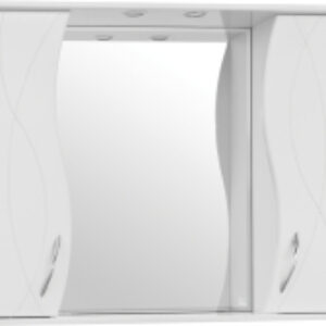 Шкаф с зеркалом для ванной Амелия 100см 21век