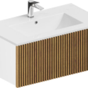 Тумба с умывальником Кито 100 / K100LW0MRM-OL100 21век