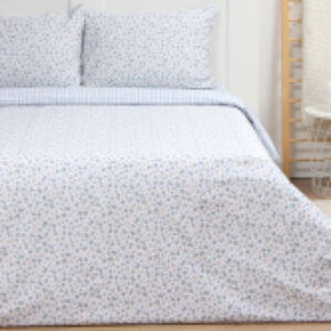 Комплект постельного белья Цветочки Евро / 10283984 21век