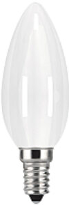 Лампа Filament Свеча 5W 450lm 4100К Е14 Milky / 103201205 21век