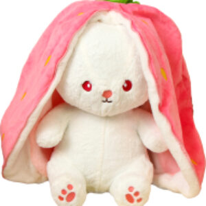 Мягкая игрушка Зайка-клубника / 10575517 21век