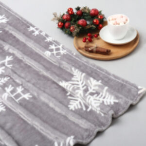 Плед Серые снежинки / 10624019 21век