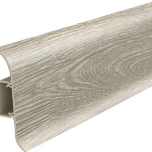 Плинтус Классик 229 Дуб латте 55мм С центральной планкой 21век