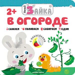 Развивающая книга Умный зайка. В огороде / МС11459 21век