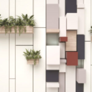 Фотообои листовые Абстракция. Полки с Растениями / 1154270 21век