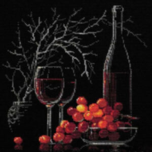 Набор для вышивания Натюрморт с красным вином / 1239 21век