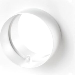 Соединитель воздуховода С настенной пластиной 125мм / 252 21век