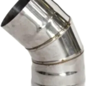 Поворот дымохода 135/115 AISI 430/0.8мм 243мм 21век