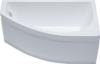 Ванна акриловая Бэлла Экстра 140x77 L 21век