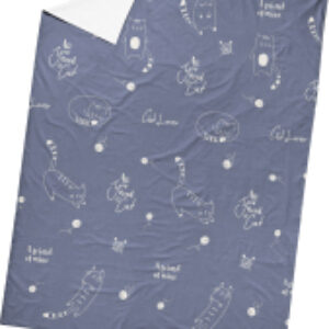 Простыня Коты на синем фоне 145Пр-6 21век