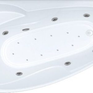 Ванна акриловая Кайли 150x100 R Экстра Люкс Турбо 21век