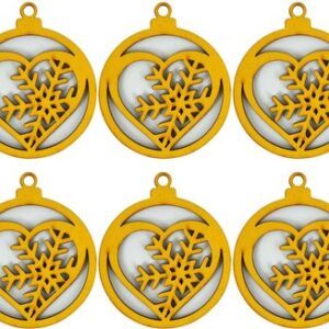 Набор елочных игрушек НГ-15.3 21век