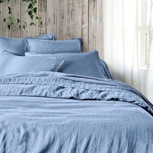 Комплект постельного белья №15-4030 Теплый лен 2.0 простыня на резинке 160x200x30 21век