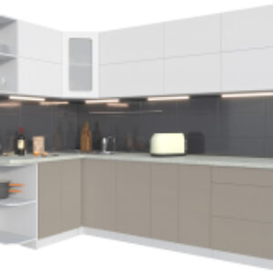Кухонный гарнитур Мила Матте 1.5x2.6 А левая 21век