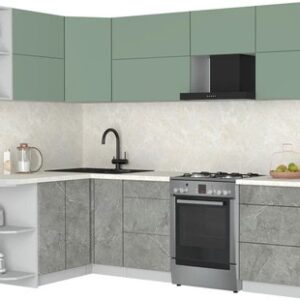 Кухонный гарнитур Мила Матте 1.5x2.6 Б 21век