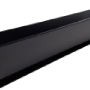 Планка торцевая для гибкой черепицы 15x65x25x100x2000мм RAL 9005 21век