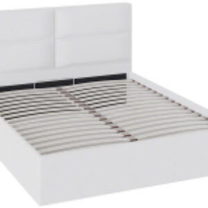 Двуспальная кровать Глосс ТД-319.01.02 с мягкой обивкой с ПМ 160x200 21век