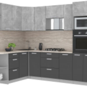 Кухонный гарнитур Мила Лайт 1.68x2.6 левая 21век