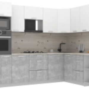 Кухонный гарнитур Мила Лайт 1.68x2.8 правая 21век