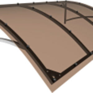 Козырек Скат Цинк 1600х950 Тонированный 21век