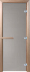 Стеклянная дверь для бани/сауны Теплое утро 170х70 / DW02602 21век