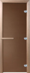 Стеклянная дверь для бани/сауны Теплая ночь 180x60 / DW01996 21век