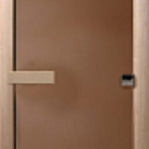 Стеклянная дверь для бани/сауны Теплая ночь 180x70 21век