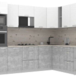 Кухонный гарнитур Мила Лайт 1.88x2.8 правая 21век