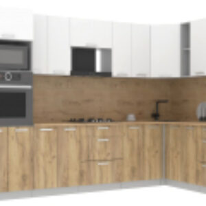 Кухонный гарнитур Мила Лайт 1.88x3.4 правая 21век