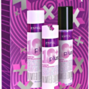 Набор косметики для волос 18 Plus шампунь 250мл+бальзам 200мл+спрей 200мл 21век