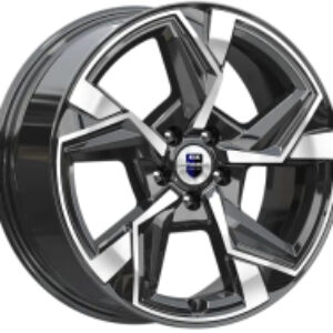 Литой диск Кайан 18x7.5" 5x108мм DIA 65.1мм ET 42мм Алмаз черный 21век
