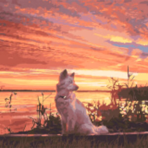 Картина по номерам Вечерняя прогулка / Кпн-192 21век