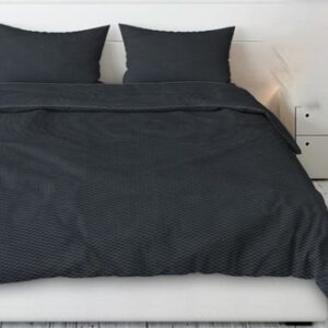 Комплект постельного белья Креп-Жатка №19-4006 Черный Семейный 21век