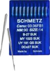 Набор игл для промышленной швейной машины DCx27 90 SUK Sch-10 21век