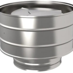 Дефлектор для дымохода ф 200х280 AISI 439/439 0.5мм/0.5мм (К) h=300мм тип-2 21век