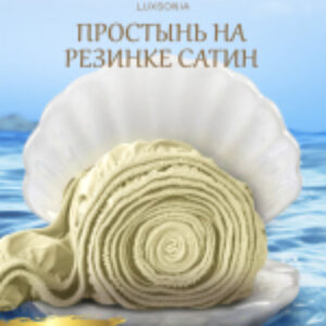 Простыня Сатин на резинке 200x200 / Мр0003 21век