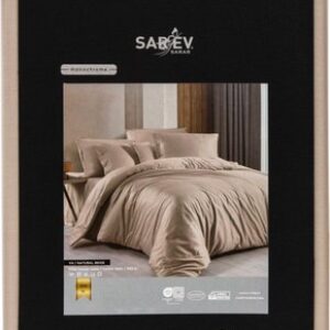Пододеяльник Сатин Евро 200x220 / PD002 MONOCHROMEv4/N Beig 21век