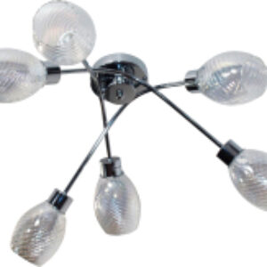 Люстра 21267-3/6 НПБ 01-6х40-119 Е14 / 1005404902 21век