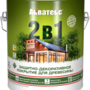 Защитно-декоративный состав 2в1 21век