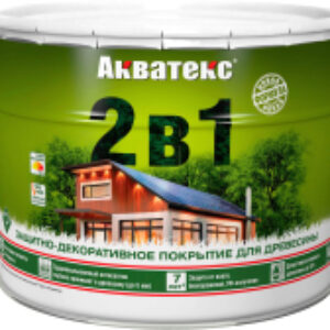 Защитно-декоративный состав 2в1 21век