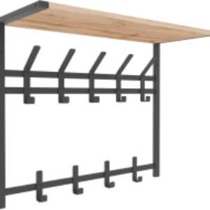 Вешалка для одежды Торонто 22Д с полкой / ВСПТ22Д 21век