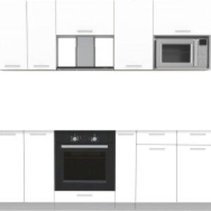 Кухонный гарнитур Мила 2.2 ВТ без столешницы 21век