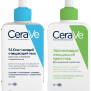 Набор косметики для лица Гель для сухой кожи 236мл+Гель для нормальной и сухой кожи 236мл 21век