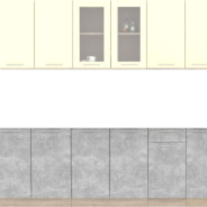 Кухонный гарнитур Мила 23 без столешницы 21век