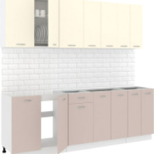 Кухонный гарнитур Корнелия Лира-лайт 2.3м без столешницы 21век